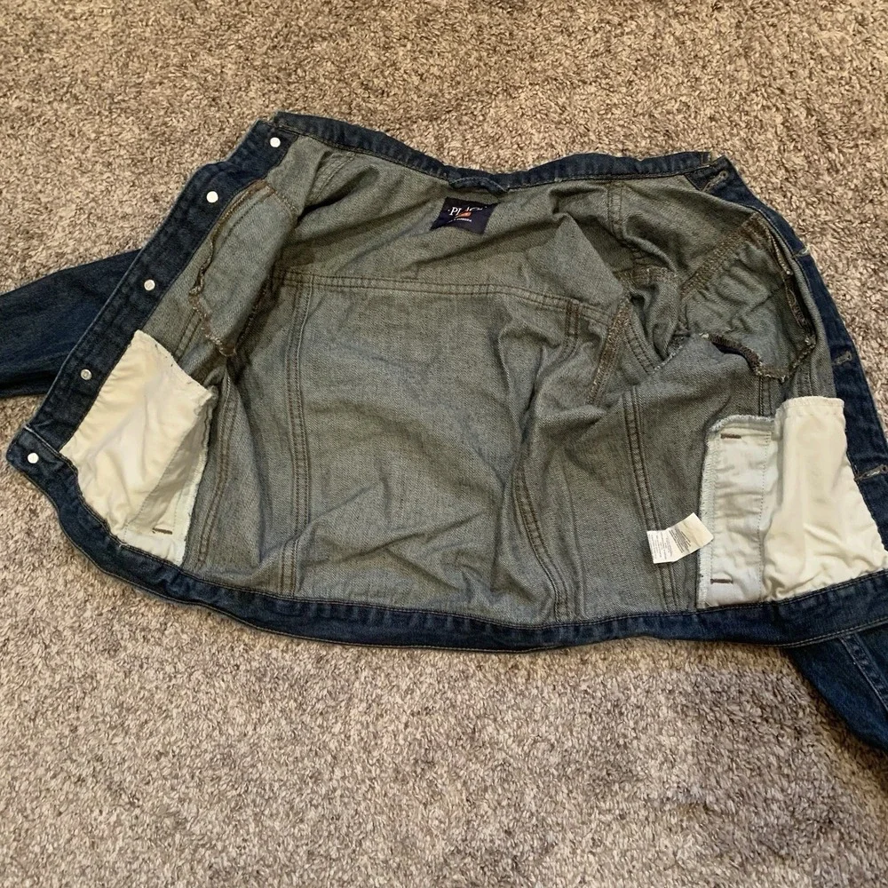 Children's Place‎ Jean Jacket Girls Medium 7/8 Denim Button Up